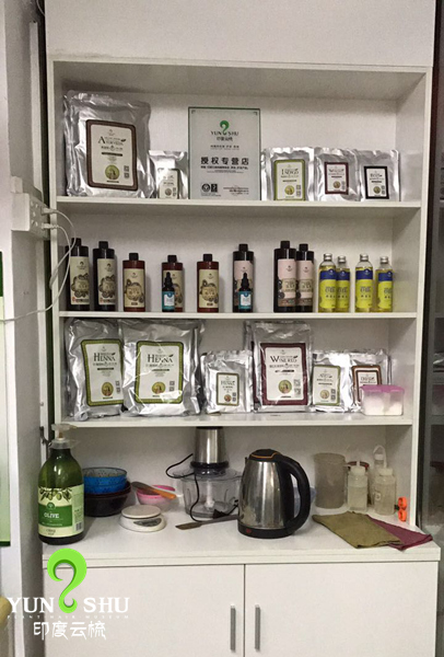 广东广州印度云梳植物染发养发加盟店