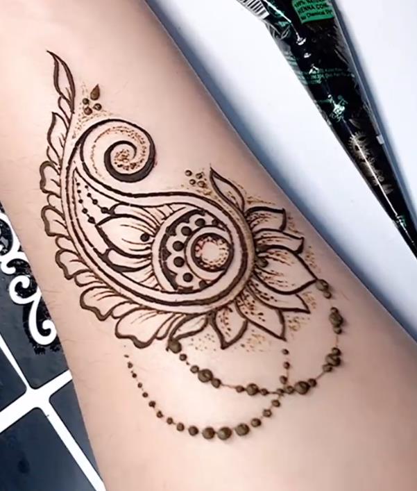 海娜美学运用，那些常见的海娜纹身，你知道它代表的含义吗